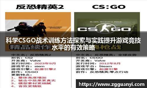 科学CSGO战术训练方法探索与实践提升游戏竞技水平的有效策略